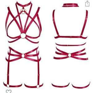2pc adjustable body harness